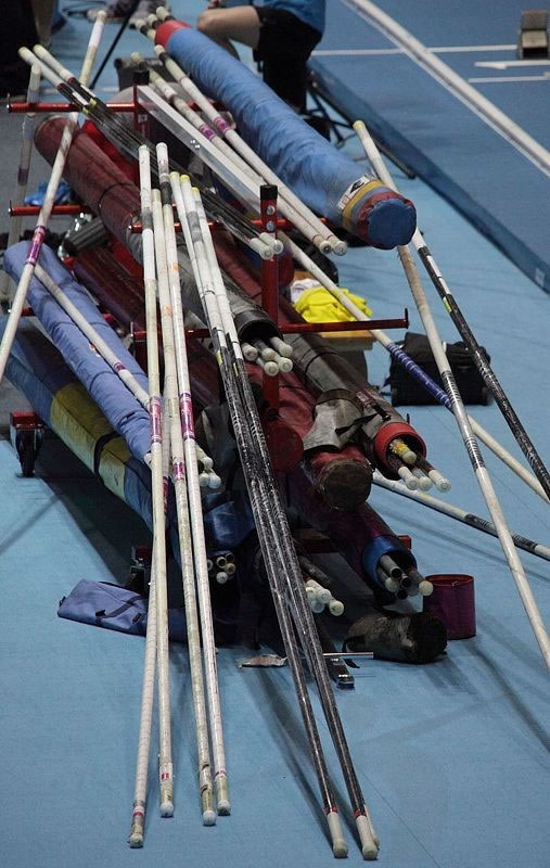 VAULTING POLES/CROSSBAR CART Polanik TRACK AND FIELD POLE VAULT