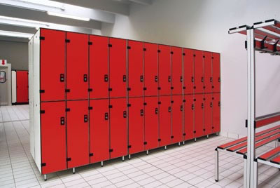 ARMADIO IN LAMINATO PLASTICO CM.30X50X90 A P Sport System