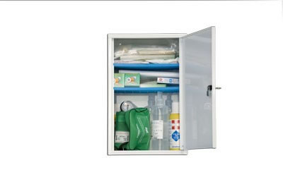 CASSETTA MEDICA A PARETE CON ACCESSORI SECON Sport System